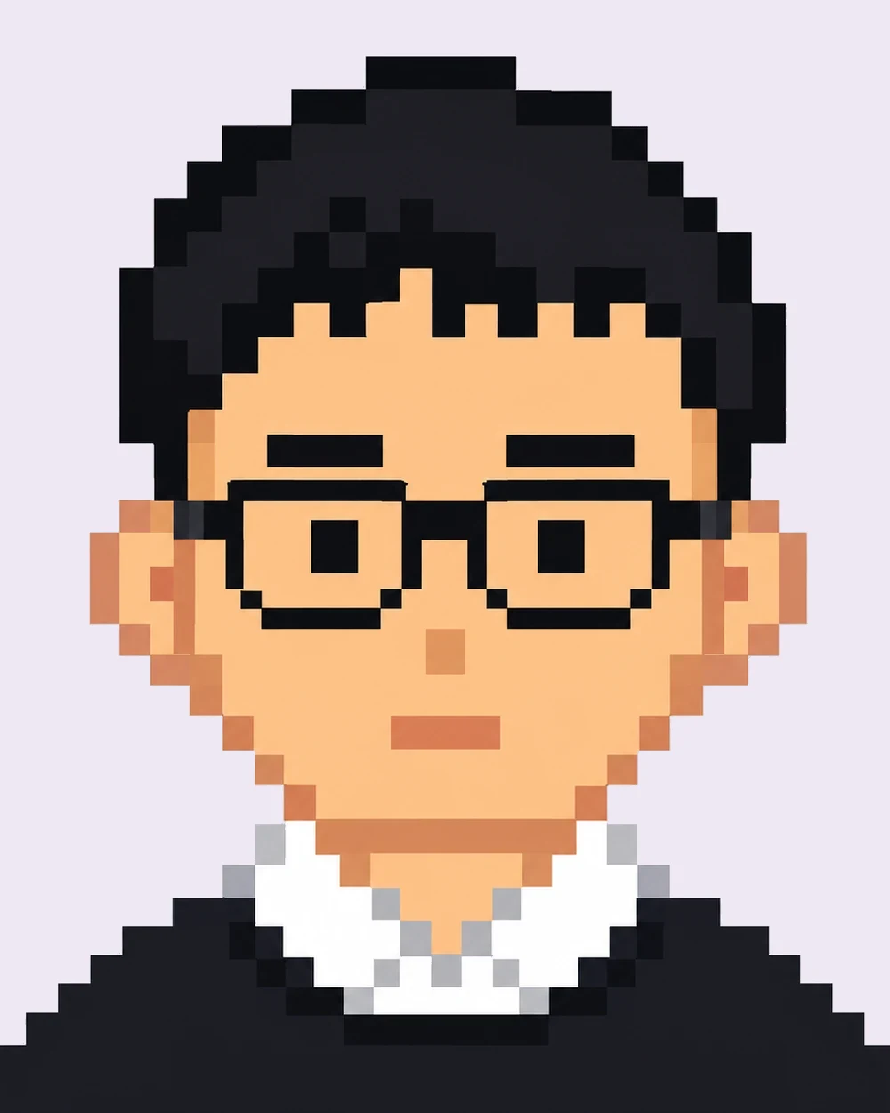 代表 西原一輝のプロフィール画像(ピクセルアートの似顔絵)